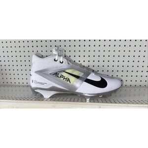 Nike Alpha Menace 4 Pro Mens Football Cleats Size 14 White Black Volt FD7037-100